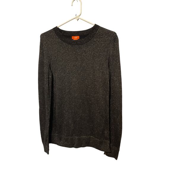 NEW Joe Fresh Size Large Black Sparkle Sweater - Picture 1 of 6